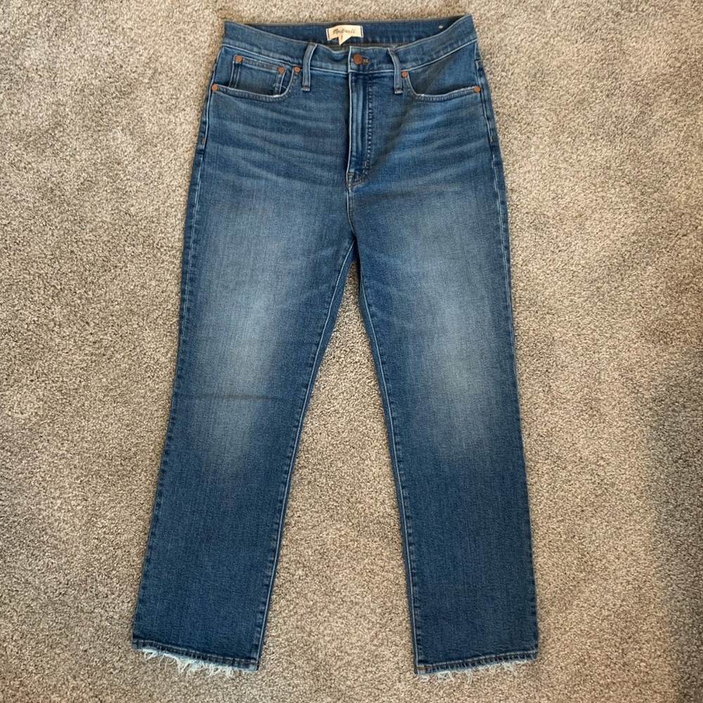 Madewell Slim Demi Boot Jeans Size 30